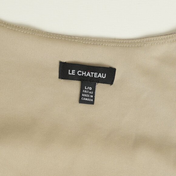 Le Chateau mini dress, Size L (8), golden - Picture 5 of 6